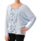 Miraclebody by Miraclesuit Lydia Lace-Up Shirt - 3/4 Sleeve (For Women)