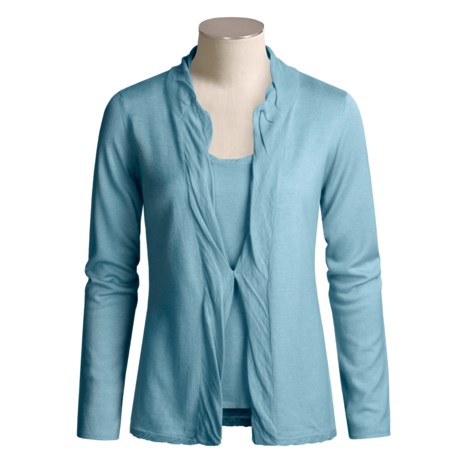 Very lightweight, summer weight fabric - Kinross Silk-Cashmere Cardigan ...