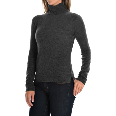 Adrienne Vittadini Cashmere Turtleneck Sweater (For Women)