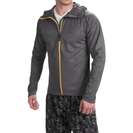 asics fujitrail half zip running hoodie