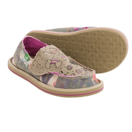 Sanuk Scribble II Shoes - Slip-Ons (For Little Girls)