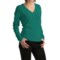Johnstons of Elgin Classic Cashmere V-Neck Sweater (For Women)