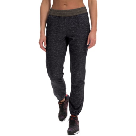 RBX Heathered Stretch-Woven Joggers (For Women)