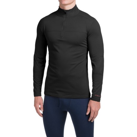 Terramar Military Fleece Base Layer Top - Zip Neck, Long Sleeve (For Men)