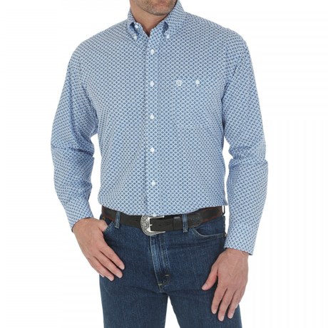 Wrangler George Strait Western Shirt - Long Sleeve (For Men and Big Men)