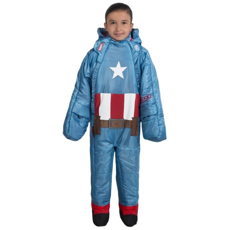 Selk’bag selk'bag 45°F Marvel Superhero Wearable Sleeping Bag (For Little and Big Kids)