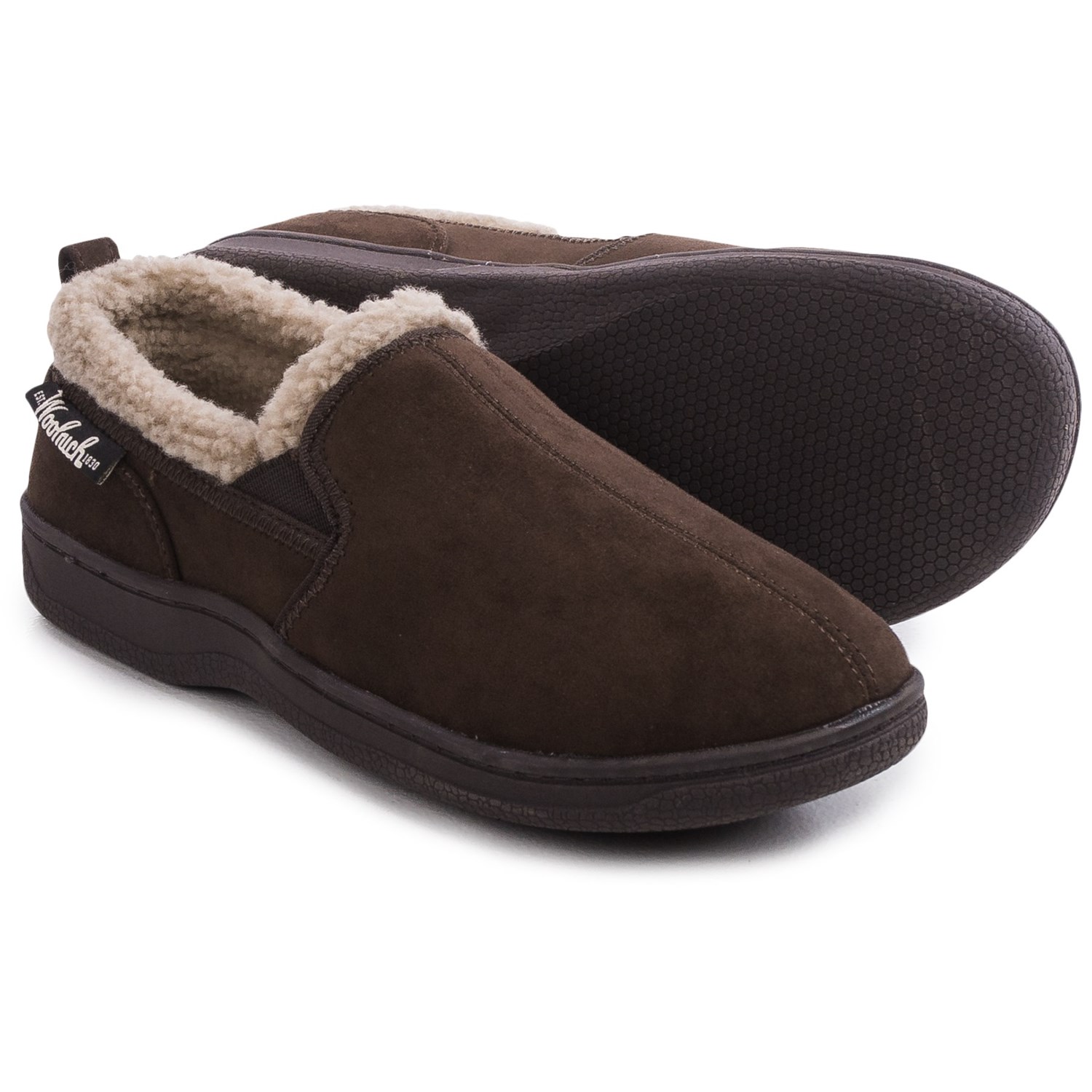 Woolrich Double-Gore Moccasin Slippers (For Men)