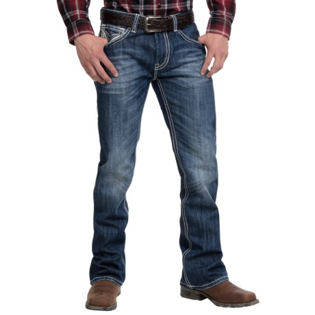 Rock & Roll Cowboy Raised V Jeans - Slim Fit, Bootcut (For Men)