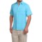 Natural Blue Linen Shirt - Short Sleeve (For Men)