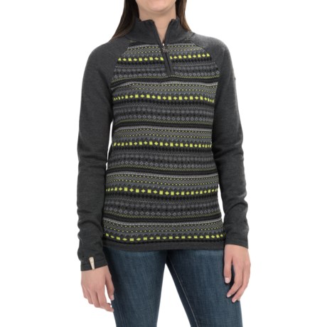 Meister Sweater - Zip Neck (For Women)