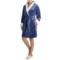 KayAnna Shimmer Hooded Robe - Long Sleeve (For Women)