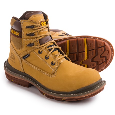 Caterpillar Fabricate Work Boots - Waterproof, Leather, Composite Toe (For Men)