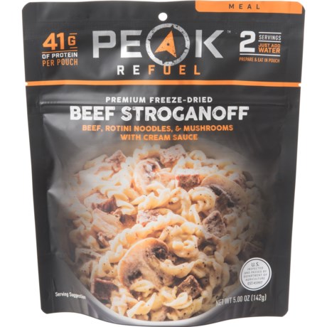 Peak Refuel Beef Stroganoff Meal - 2 Servings