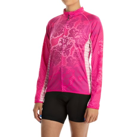 Canari Autumn Cycling Jersey - UPF 30+, Full Zip, Long Sleeve (For Women)