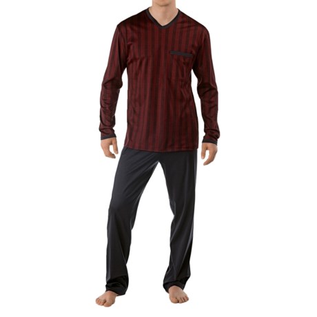 Calida Feel Good Supima® Cotton Pajamas - Long Sleeve (For Men)