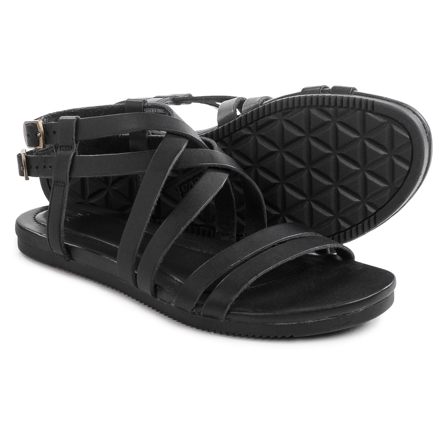 Teva Avalina Crossover Leather Sandals (For Women) 157AH - Save 76%