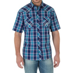 Wrangler 20X Plaid Shirt - Snap Front, Short Sleeve (For Men)