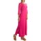 Joan Vass Easy Dress - 3/4 Sleeve (For Women)