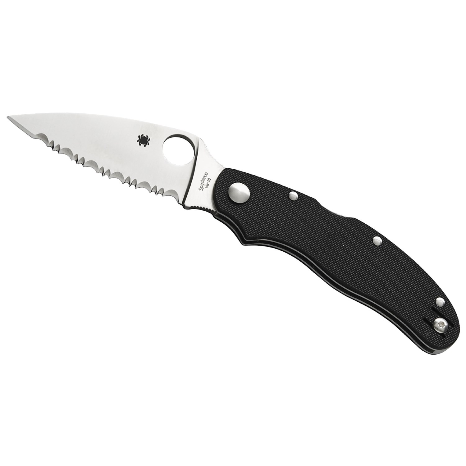 Spyderco Caly 3 G 10 Pocket Knife   Lockback 1593N 50