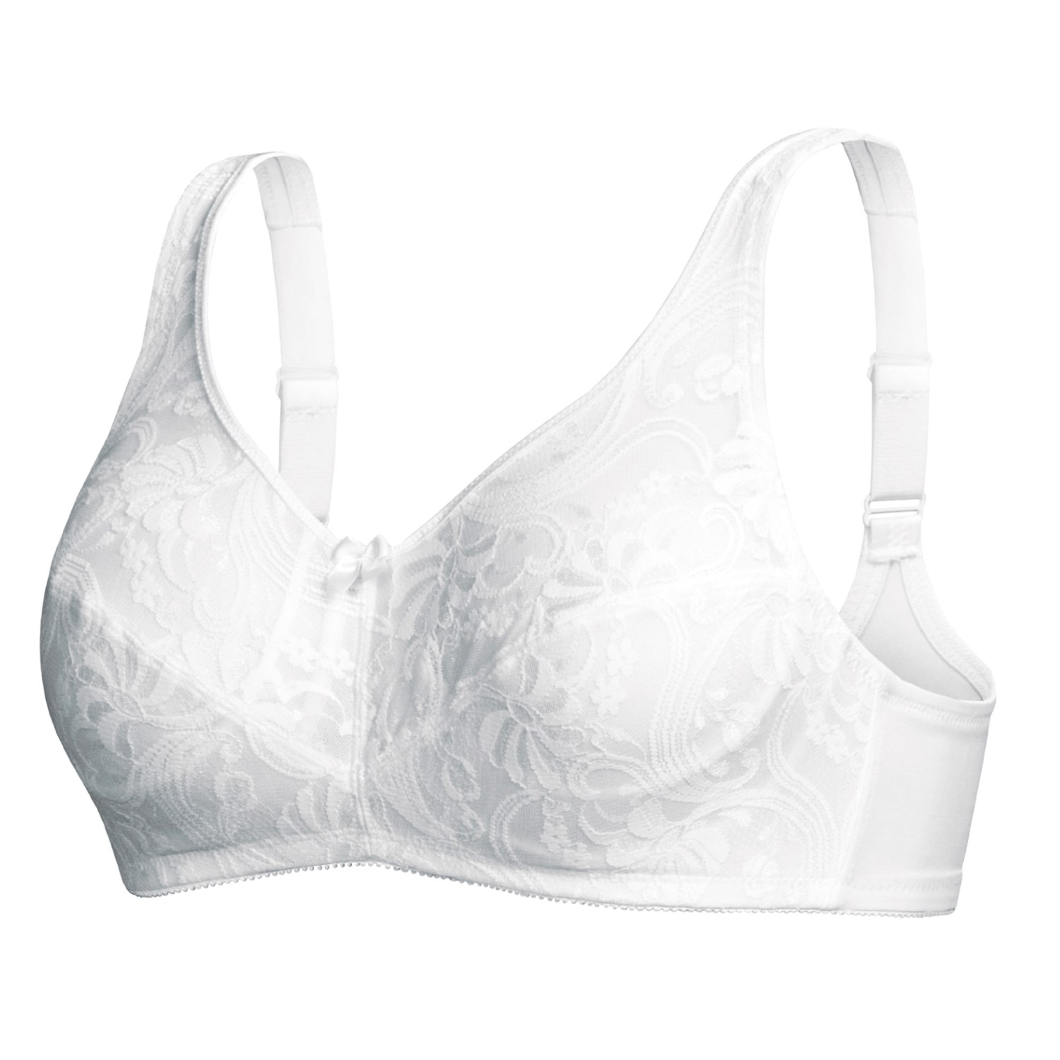 Glamorise Wonderwire® Lace Comfort Bra (For Women) 15966 - Save 61%