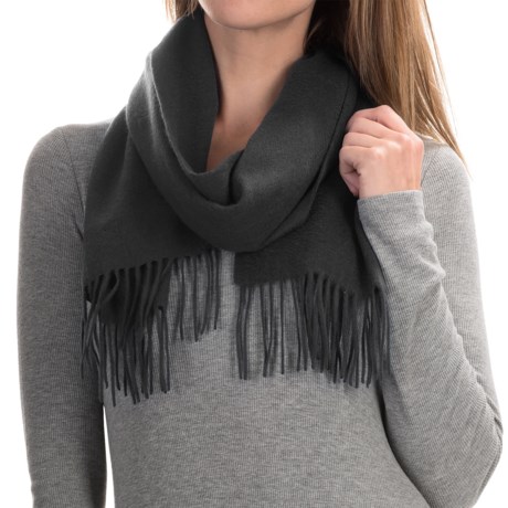 La Fiorentina Cashmere-Wool Scarf - 12x63”, Fringed (For Women)