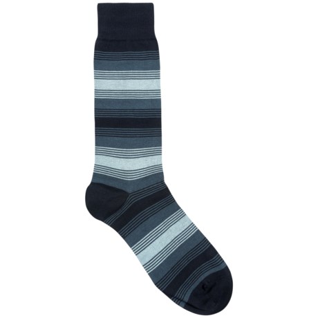 Pantherella Malvern Graded Mirror Stripe Socks - Cotton, Crew (For Men)