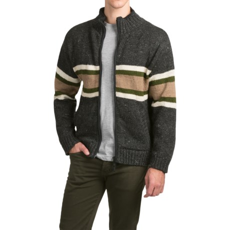 Laundromat Sidney Cotton-Lined Sweater - Front Zip (For Men)