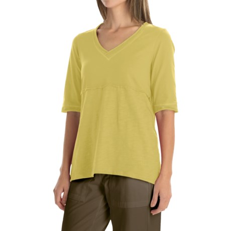 Neon Buddha Joey High-Low T-Shirt - Elbow Sleeve (For Women)