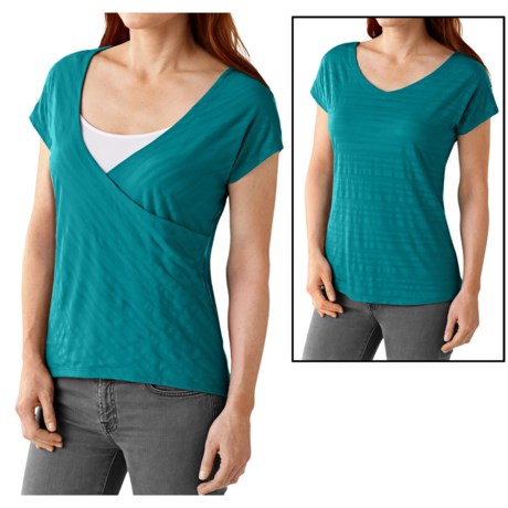 SmartWool Burnout Reversible Shirt - Merino Wool, Short Sleeve (For Women)