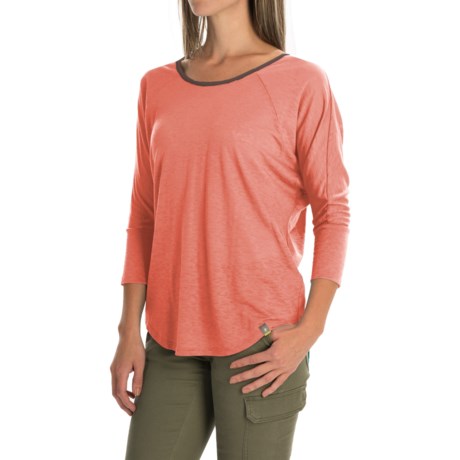 SmartWool Emerald Valley Strappy-Back T-Shirt - Merino Wool, 3/4 Sleeve (For Women)