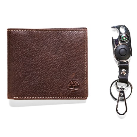 Steve Madden Timberland Billfold Wallet with Key Fob - Leather