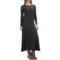 G.H. Bass & Co. Ribbed Maxi Dress - Long Sleeve (For Women)