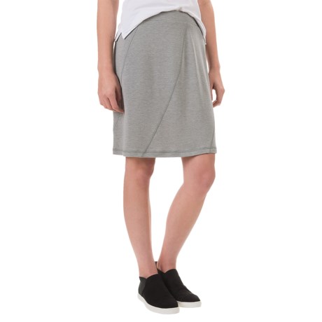 Dakini French Terry Seamed Skirt (For Women)