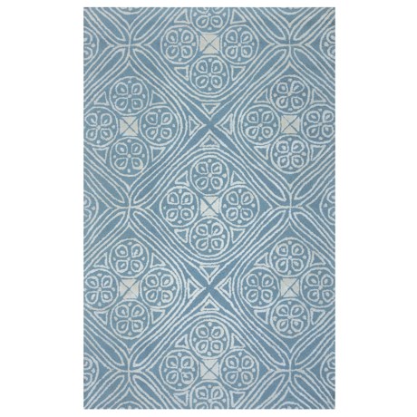 Rizzy Home Eden Harbor Area Rug - 5x8’, Tufted Wool