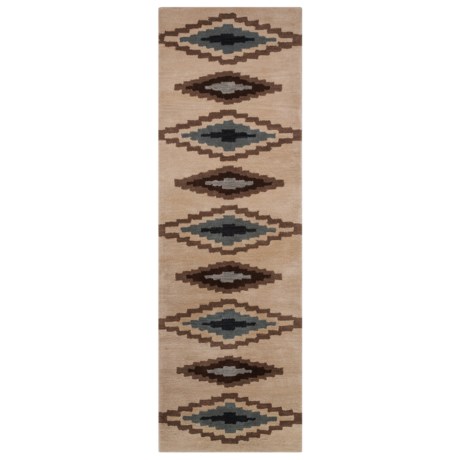 Rizzy Home Tumbleweed Loft Floor Runner - 2’6”x8’, Hand-Tufted Wool