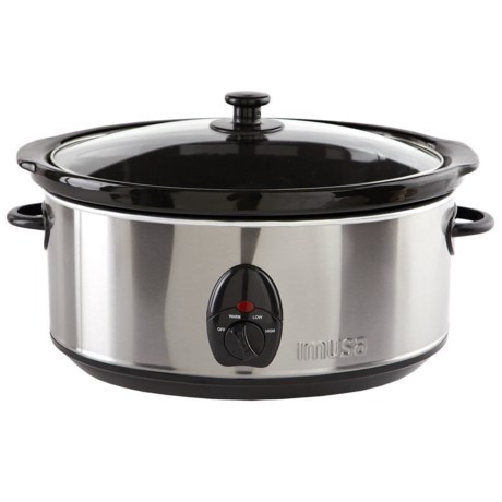 IMUSA Imusa Slow Cooker - 3.7 qt., Stainless Steel