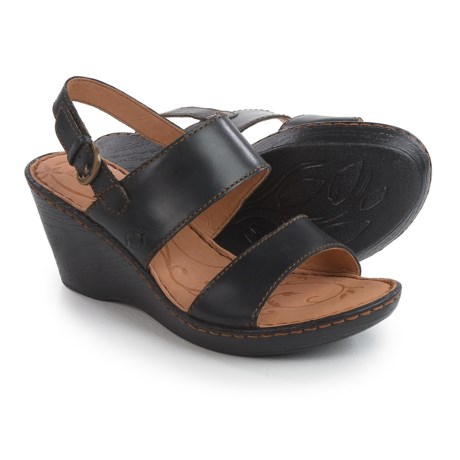 Born Iana Wedge Sandals - Leather (For Women)