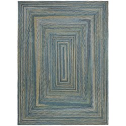 Colonial Mills Misted Isle Wool Braided Area Rug - 7x9’