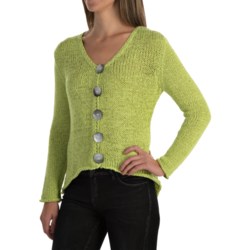 Pure Handknit West High-Low Cardigan Sweater (For Women)