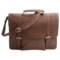 Scully Hidesign Leather Laptop Briefcase