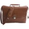 Scully Hidesign Magnetic Flap Laptop Briefcase - Leather