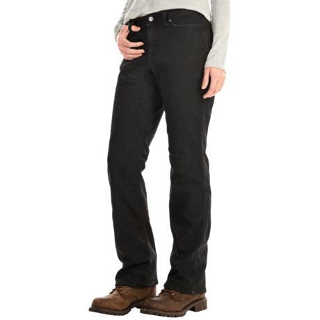 Carhartt Flannel-Lined Boone Jeans - Relaxed Fit, Factory Seconds (For Women)