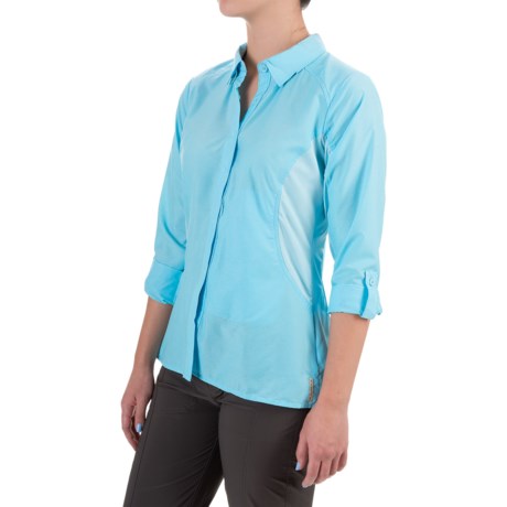 ExOfficio TriFlex Hybrid Shirt - UPF 30+, Roll-Up Long Sleeve (For Women)