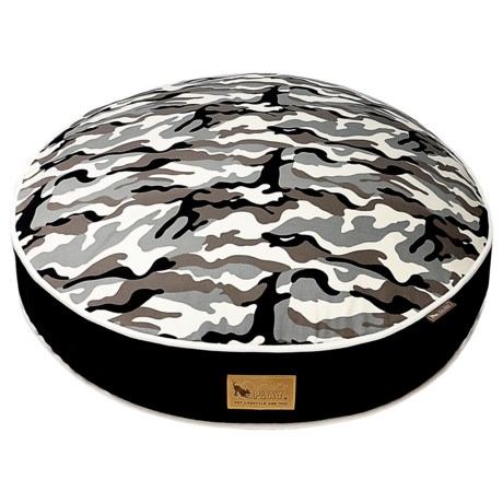 P.L.A.Y. Camouflage Dog Bed - Large, 42” Round
