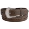 G Bar D Rivet Detail Leather Belt (For Men)