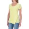 Specially made Linen-Rayon Asymmetrical Shirt - Short Sleeve (For Women)