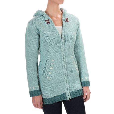 Laundromat Edelweiss Wool Sweater - Cotton Lined (For Women)