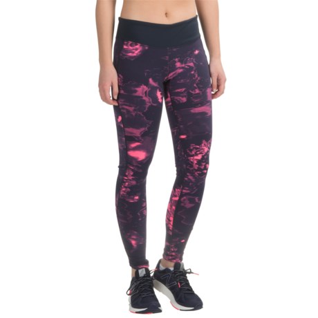 New Balance Printed High-Performance Running Tights (For Women)