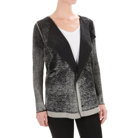 525 America Spray-Dye Wrap Cardigan Sweater - Cotton-Cashmere (For Women)