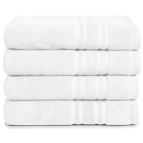 Melange Home Haute Monde Bath Towel Set - Turkish Cotton, 4-Piece